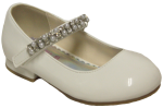 GIRLS DRESSY SHOES (2242468) WHITEPAT